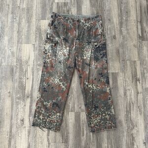 Vintage Military German Camo Cargo Pants Size 36x30